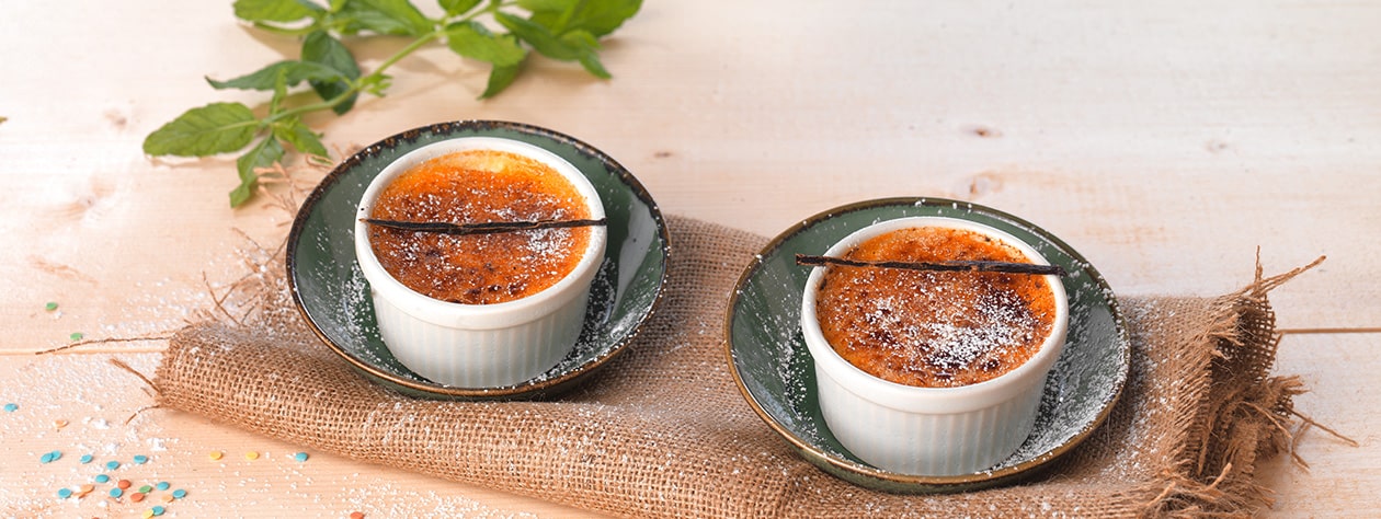 Crème Brûlée με γιαούρτι